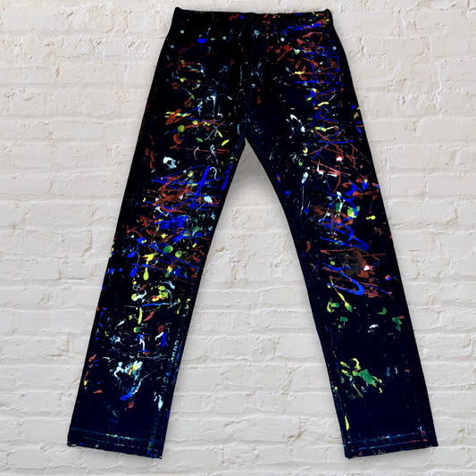 Paint Splatter “Rockstar Denim” sz 36